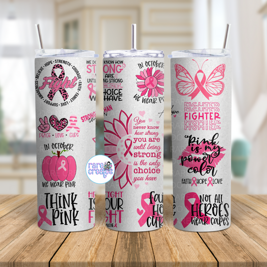 Strong Is The Only Choice 20oz Skinny Tumbler