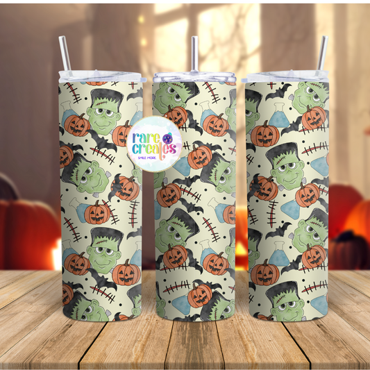 Halloween Frankenstein Tumbler