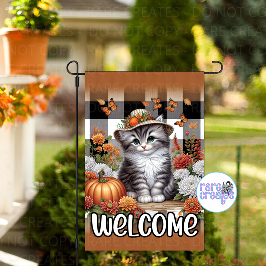 Happy Fall Pumpkin - Charming Fall-Themed Garden Flag – 11.8" x 17.7" Polyester