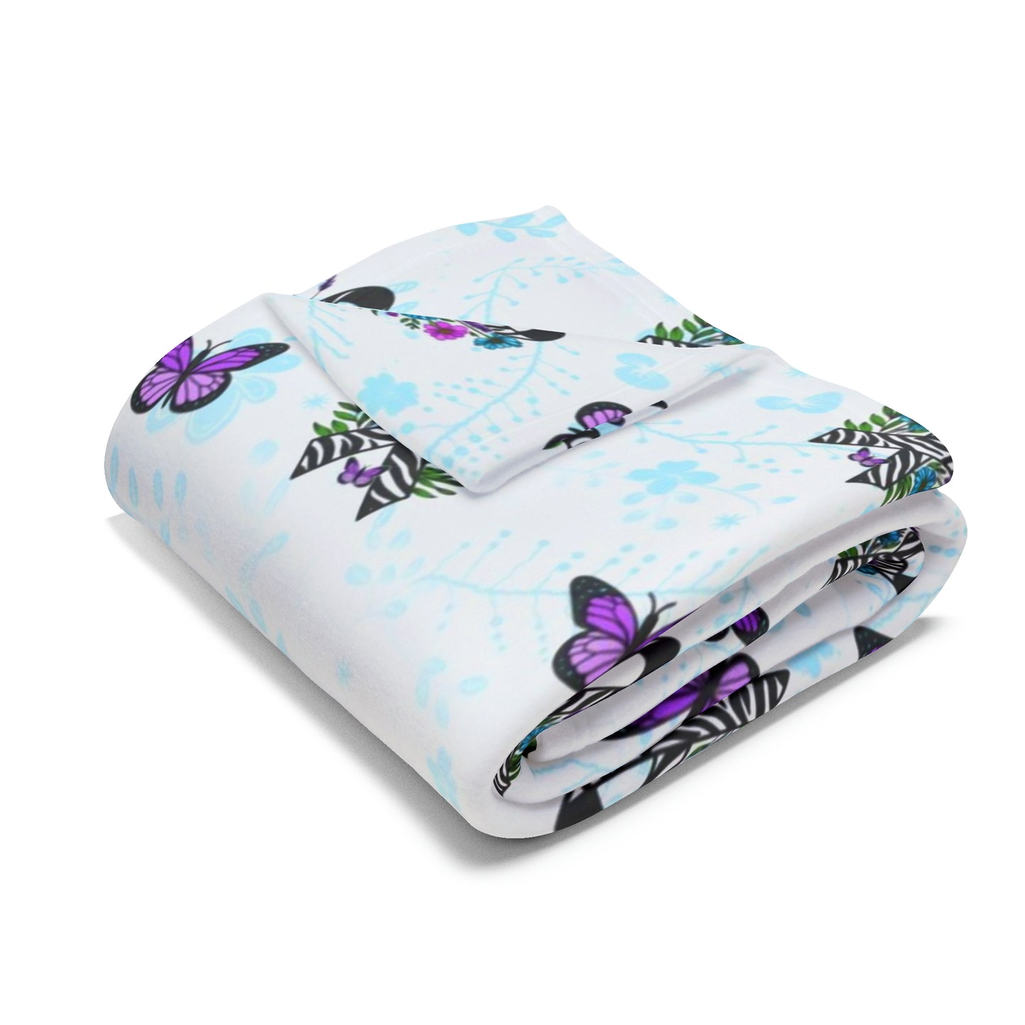 Rare Ribbons & Butterfly Arctic Fleece Blanket