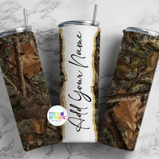 Custom Name Woods Tumbler