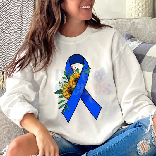 🩵CUSTOM🩵 Leukodystrophy Blue Awareness Ribbon